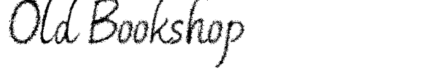 Old Bookshop font preview